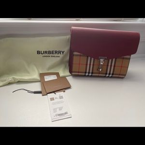 Burberry Grainy Calfskin House Check Macken